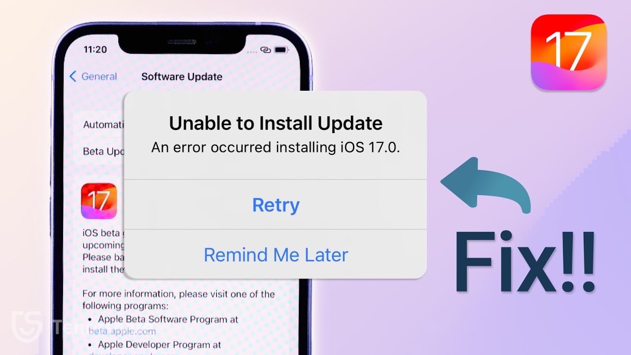 iOS 17 Not Installing？ Here’s How to Resolve Update Issues