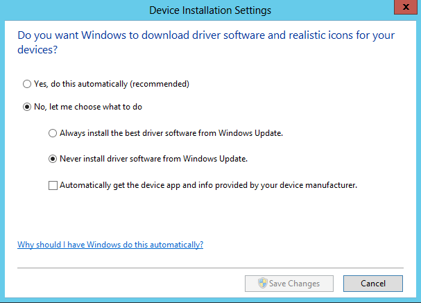 Troubleshooting： Policy Blocked Access to Drivers on Windows Update