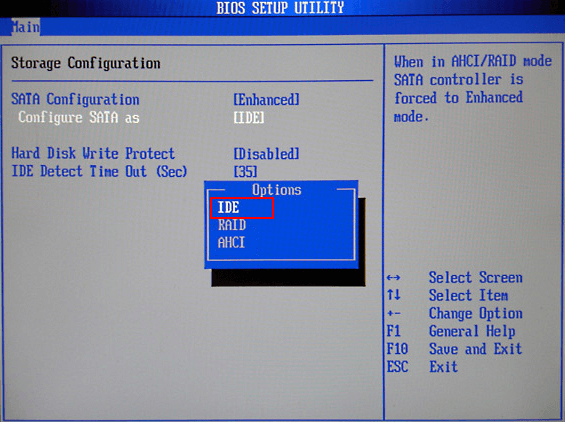 nvme ssd not showing up in bios