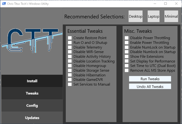 Chris Titus Techs Windows Utility: Boost Performance and Customize Your PC