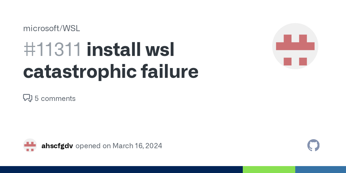 How to Fix Installing Windows Subsystem for Linux Catastrophic Failure Issues