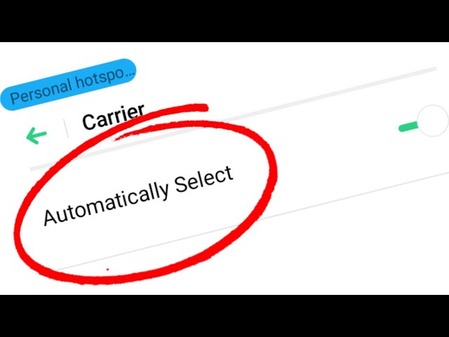 Why Automatically Select Network Android Isn't Working and How to Resolve It