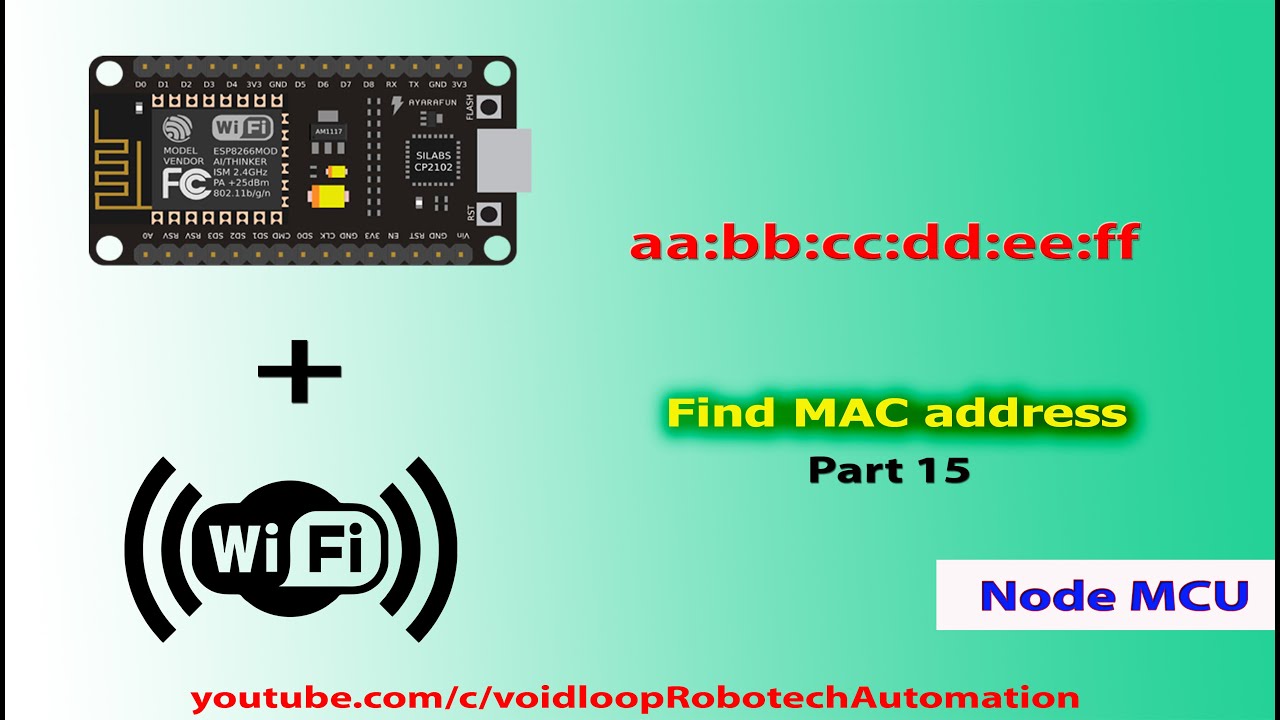 Retrieve ESP8266 MAC Address Using Node.js