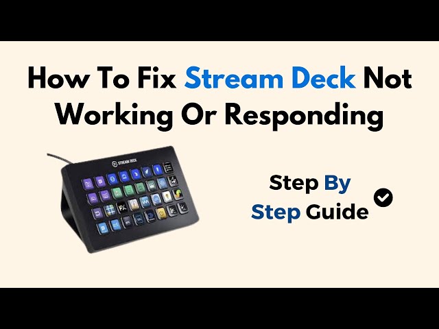 Stream Deck Not Working with Docking Station on Mac: Troubleshooting Tips