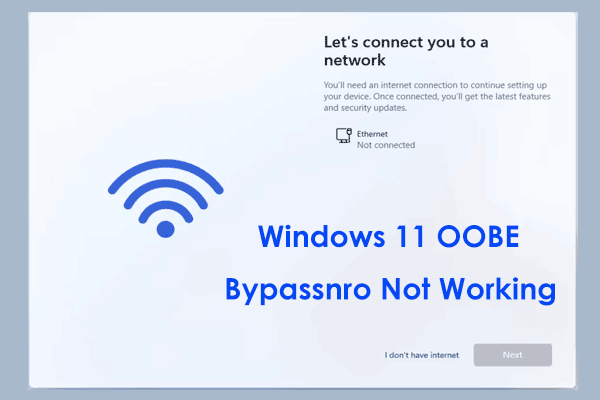 Troubleshooting Windows 11 OOBE BypassNRO Command Not Working