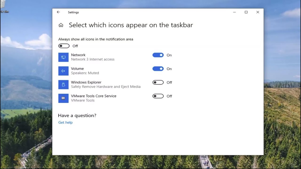 How to Enable or Disable the Windows Update Icon in the Taskbar