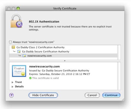 Step-by-Step Guide to Setting Up a New WiFi Certificate on Mac