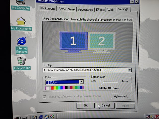 Fixing Resolution Issues in Windows 98: BIOS Settings Guide