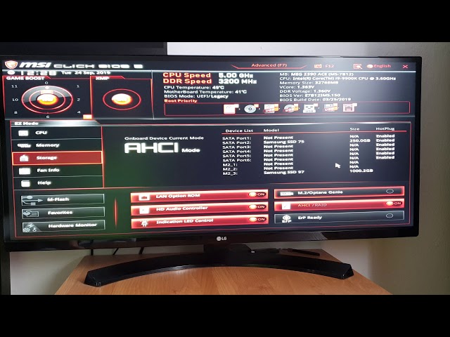 Quick Tutorial on Enabling M.2 in MSI BIOS for SSD Setup