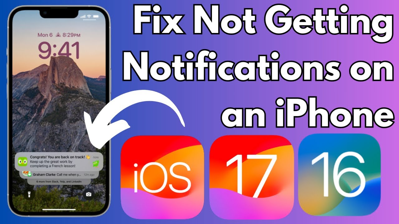 iOS 17 Not Getting Notifications？ Heres How to Fix It