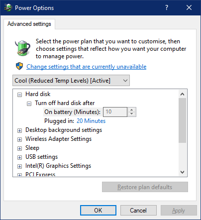 How to Enable HBA W/Spindown on Windows 10 for Disk Power Management