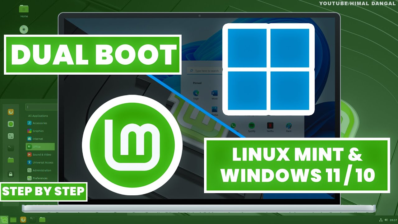 dual boot linux mint and windows 11