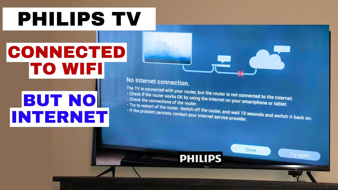 How to Fix Philips TV Won't Connect to the Internet: Troubleshooting Tips