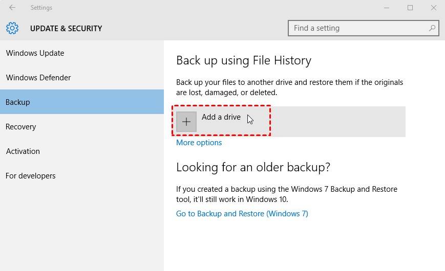 Use Windows backup to NAS software (Protect your files today)