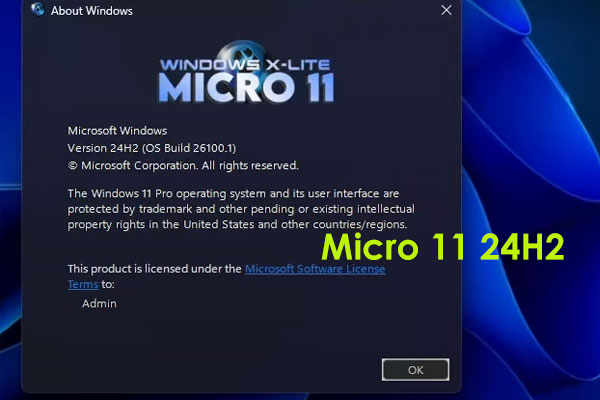 Quick Windows X-Lite Micro 11 24H2 Download: Simple and Fast