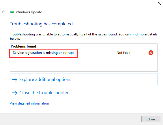 Help! Windows Service Registration Is Missing or Corrupt, What Can I Do? (Get Help Here)