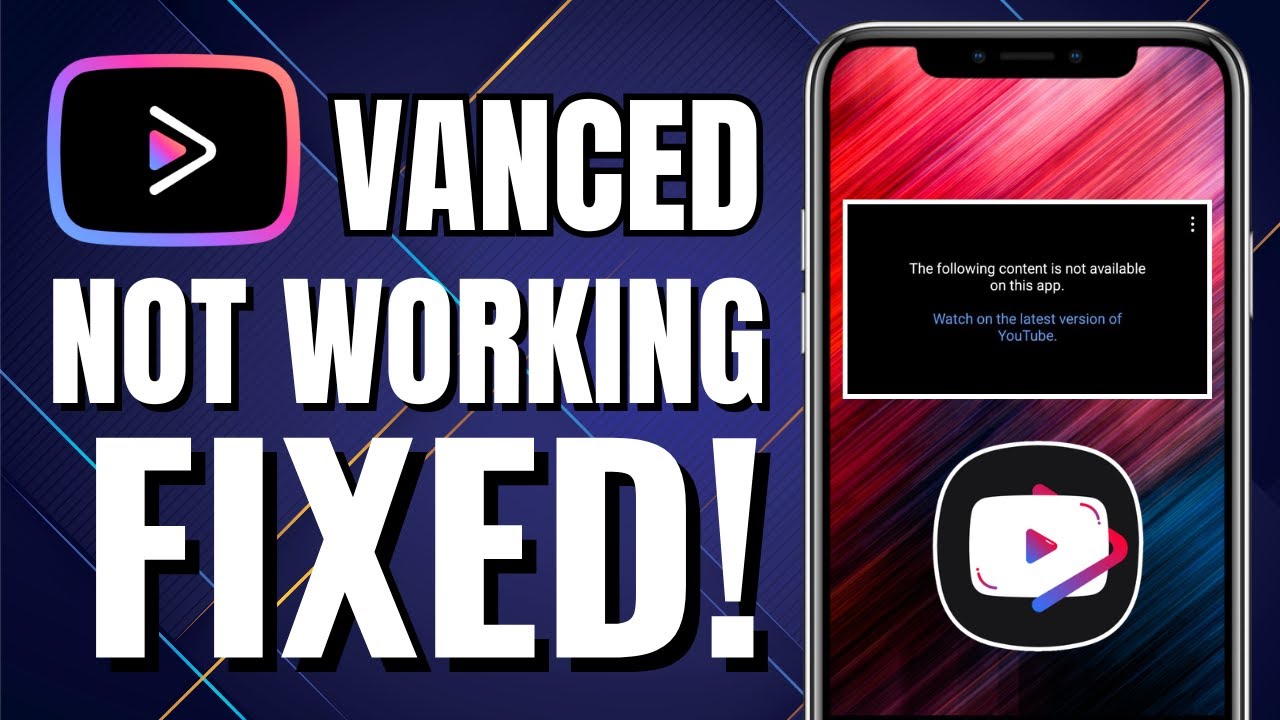 Tube vanced ios not working, what should you do now?