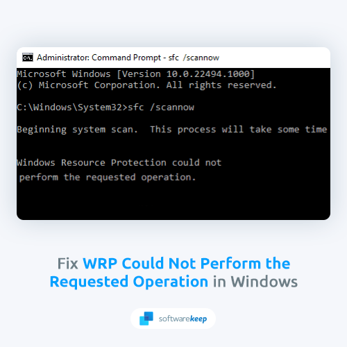 sfc /scannow for Windows Resource Protection? Learn How It Works