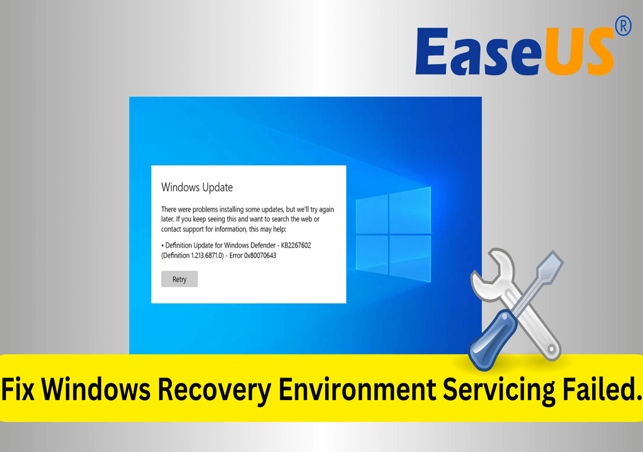 Windows Recovery Environment Servicing Failed? Try These Simple Solutions