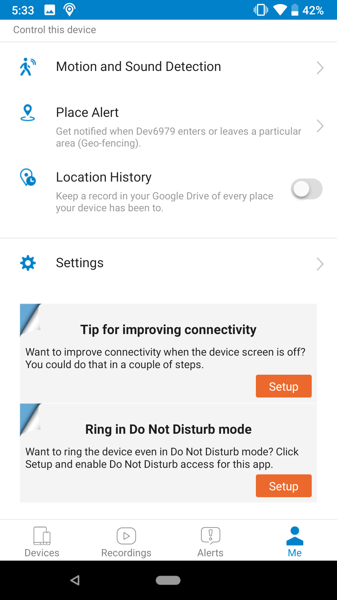 Rearrange TrackView Android Devices: How to Change the Order of Remote Devices.