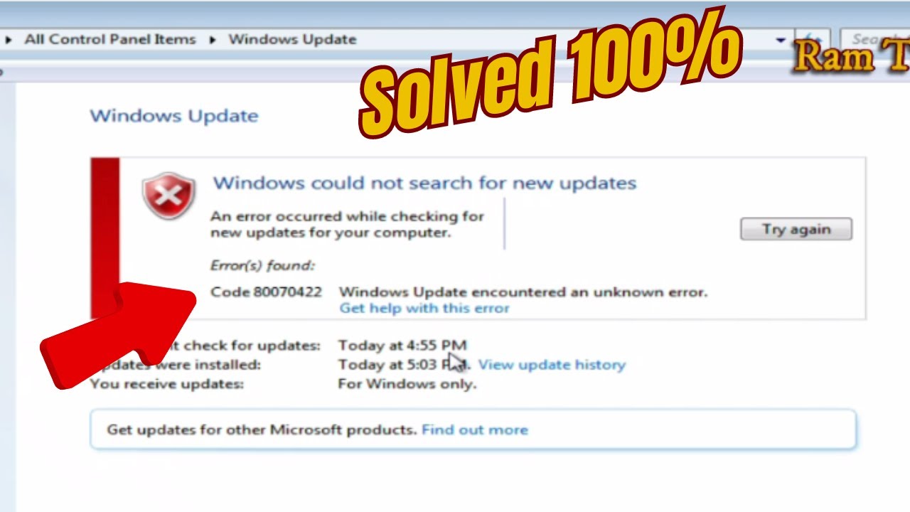 Easy Guide: Fix Windows Could Not Search for New Updates Issue Now