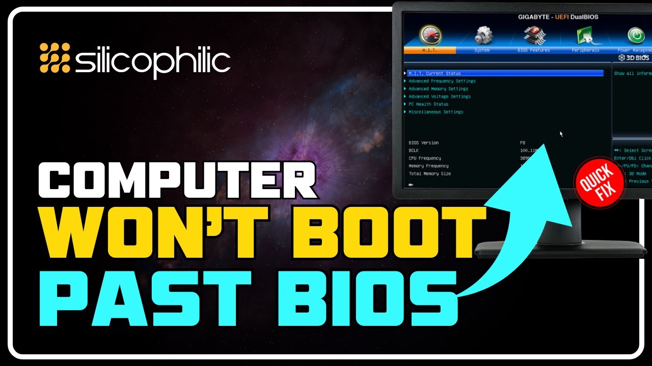 Why My Mi PC Wont Boot Past BIOS? Quick Troubleshooting