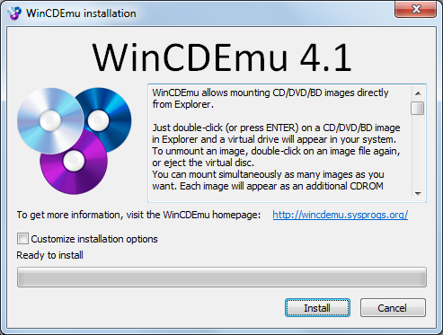 Best Tool for Windows XP Mount ISO Image: WinCDEmu