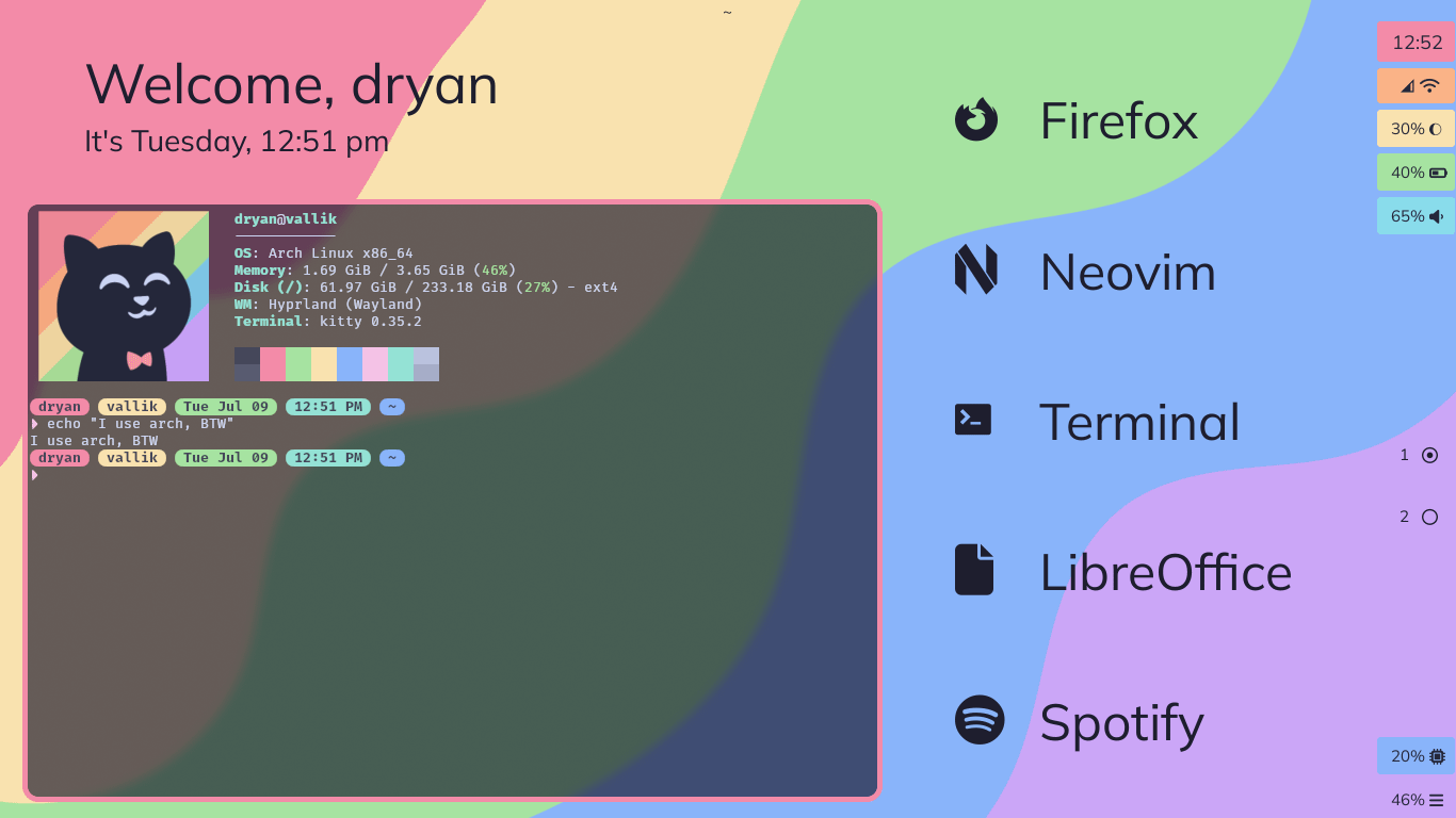 Cool Terminal Options for Linux Hyprland Check Them Out