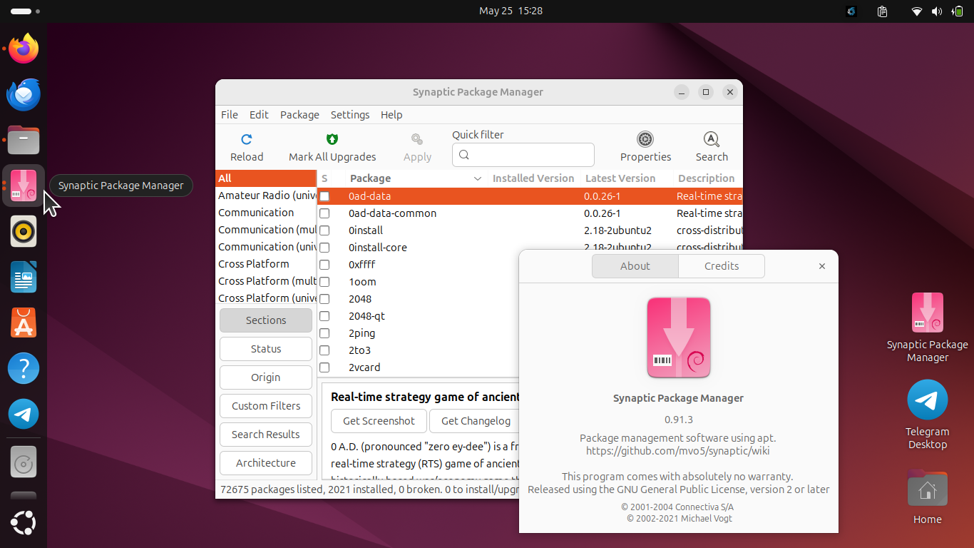 Synaptic Package Manager:  A Quick Guide for KDE on Linux