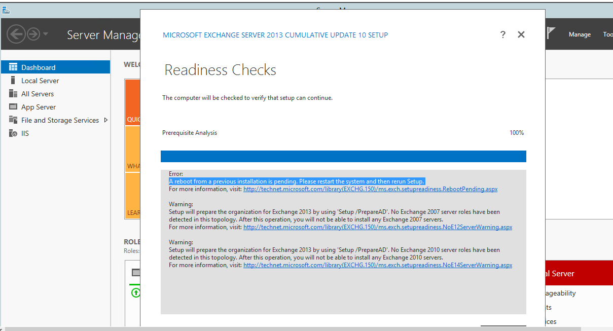 Troubleshooting: A Windows Reboot Is Pending From a Previous Installation