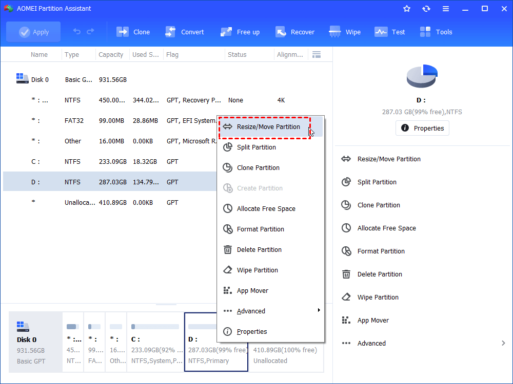 Move a Partition Windows 10: Step-by-Step Instructions with Pictures.