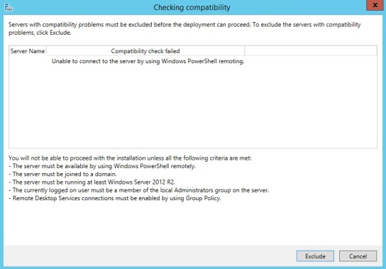 Troubleshooting Unable to Connect to Server by Using Windows PowerShell Remoting