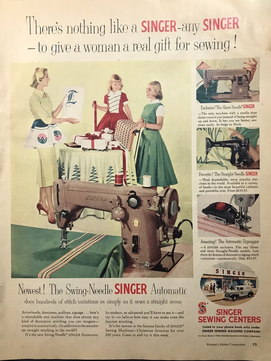 1955 Singer Sewing Machine Commercial Internet Archive is Online! (Check Out This Classic Sewing Ad)