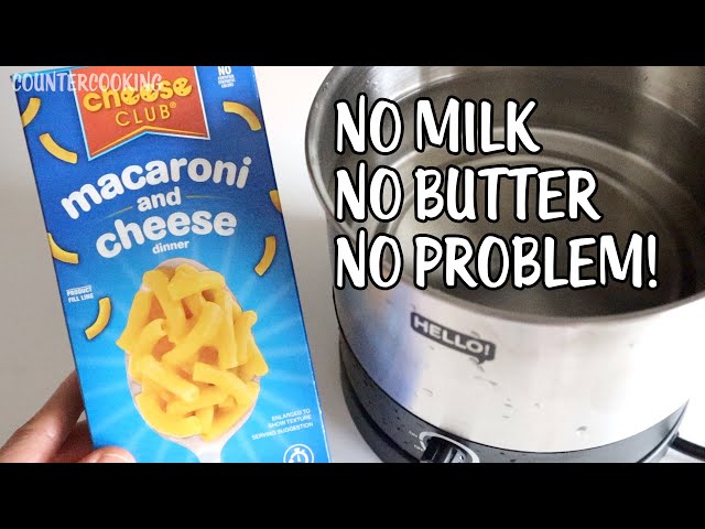 Can You Make Mac n Cheese Without Milk? The Answer is Yes! Try It Yourself!