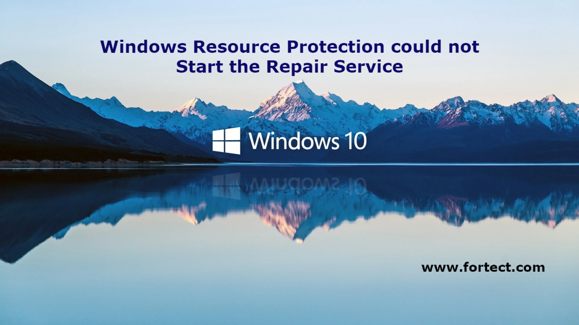 Cant Start Windows Protection Repair Service? Try These Steps!