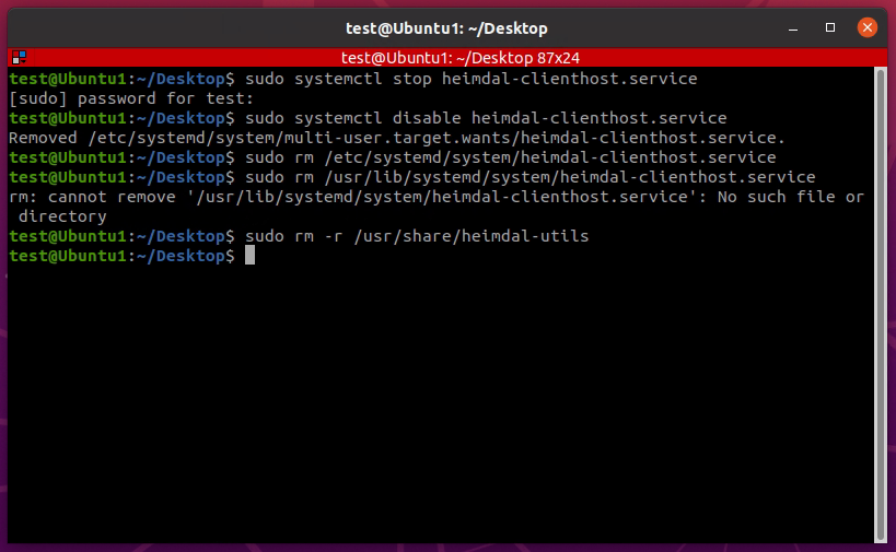 Uninstalling Heimdal on Linux: The Right Command to Use (Heimdal Uninstall Command Linux)